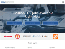 Tablet Screenshot of easyjobsearch.com